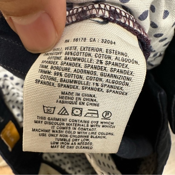 Pilcro And The Letterpress Pants Womens No 29 Blue Fit Hyphen Stripes - Picture 12 of 12